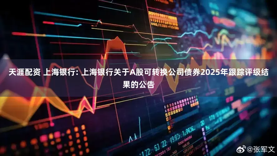 天涯配资 上海银行: 上海银行关于A股可转换公司债券2025年跟踪评级结果的公告